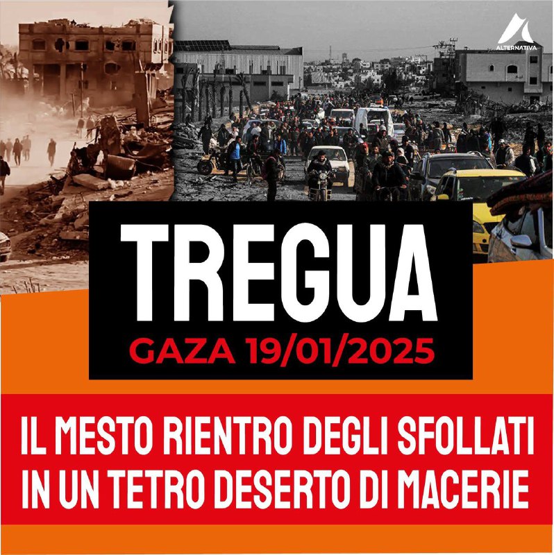 La TREGUA a Gaza ora è …