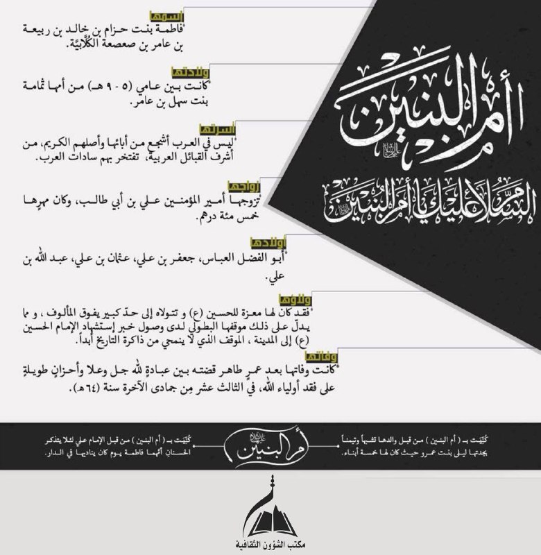 عظم الله أجوركم بذكرى وفاة أم …