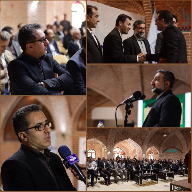 ***?***تجلیل از علیرضا محمدی، مدیرعامل مجموعه …