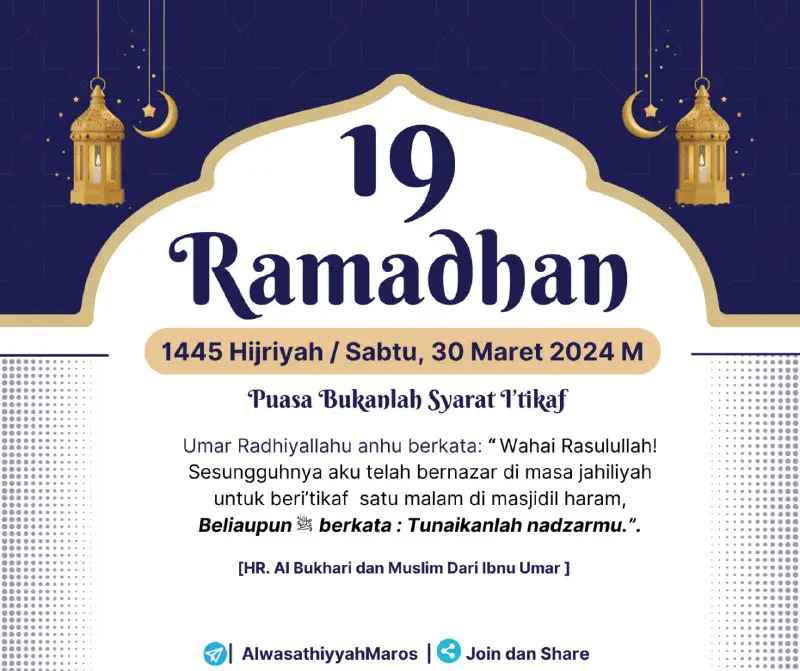19 Ramadhan 1445