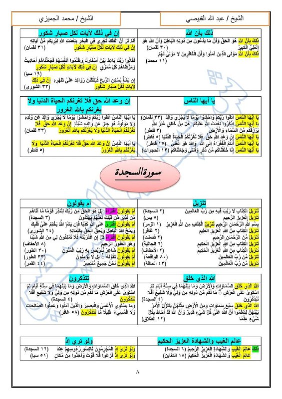 متشابهات من العنكبوت للناس