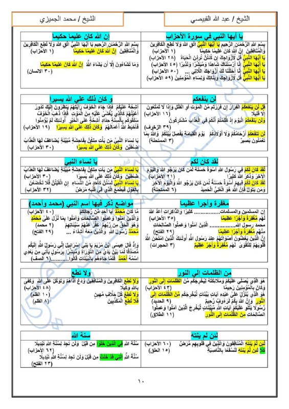 اليُسر فى تربيط مُتشابه القرءان