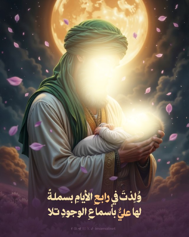 وُلِدْتَ في رابعِ الأيامِ بسملةً