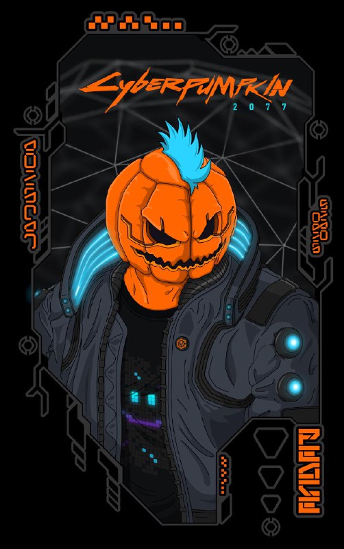 Cyberpumpkin 2077 by Christopher Martell X