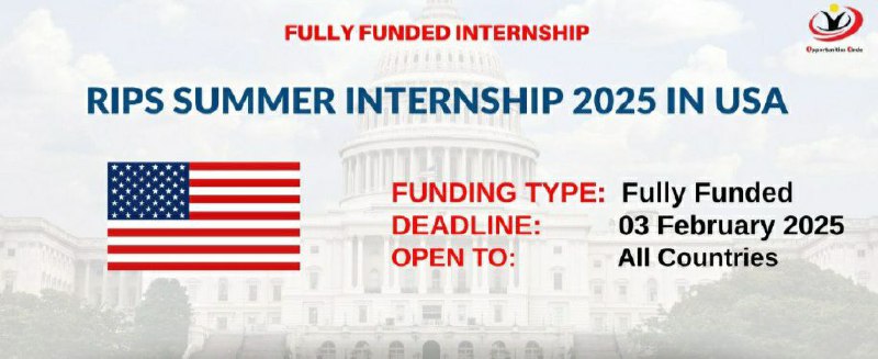 **RIPS Summer Internship 2025 in USA …