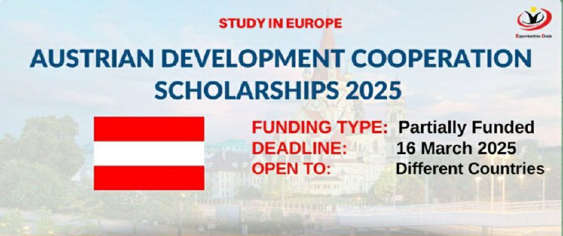 **Austrian Development Cooperation Scholarships 2025 in …