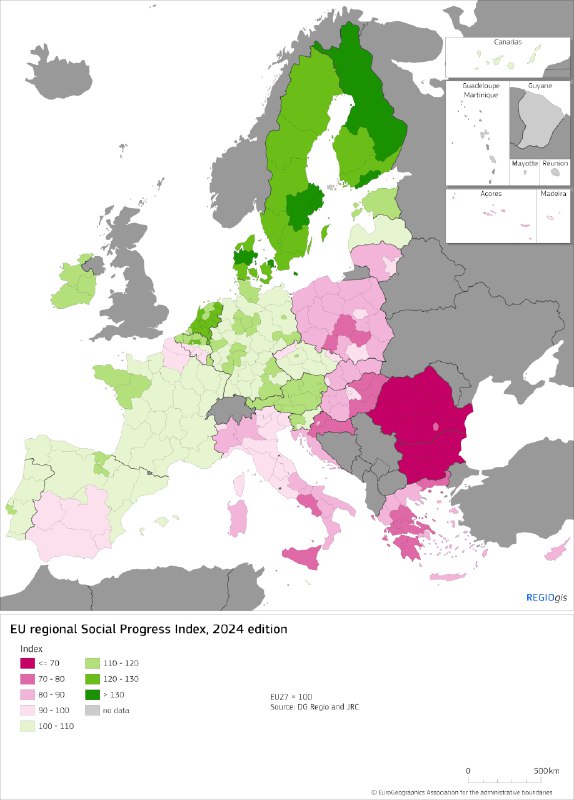 L’indice di progresso sociale regionale dell’UE