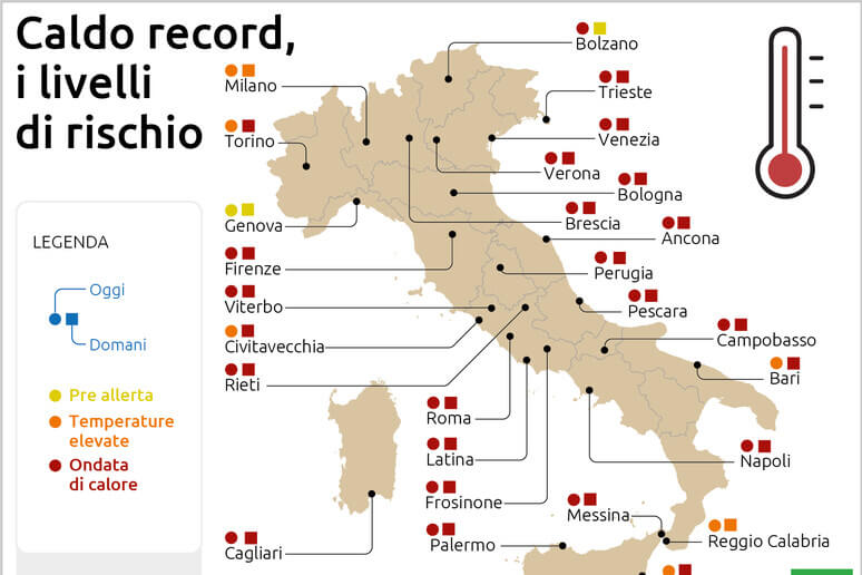 Temperatura e precipitazione nei comuni capoluogo …