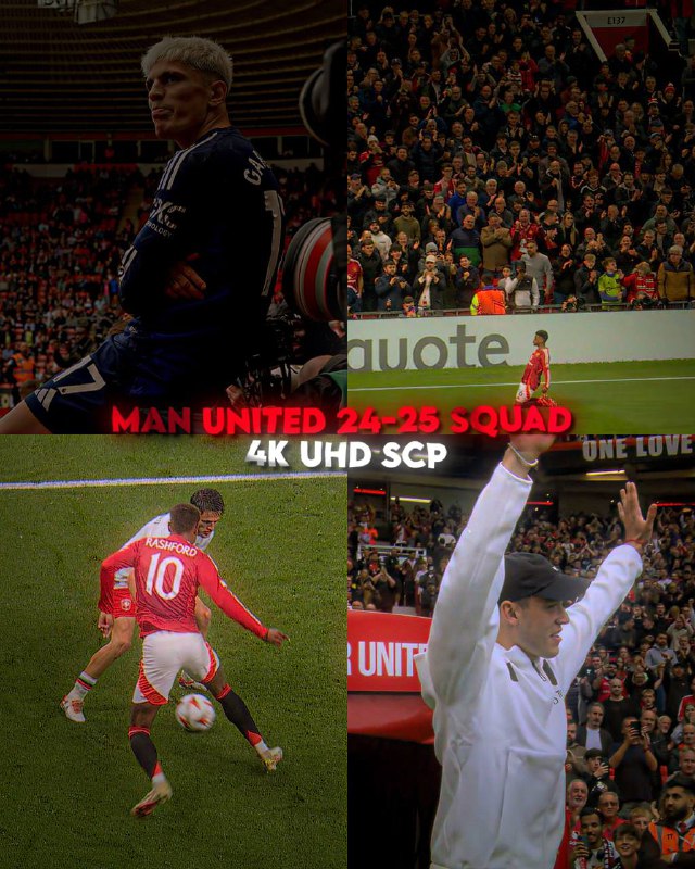 Man United 24/25 4K uhd squad …