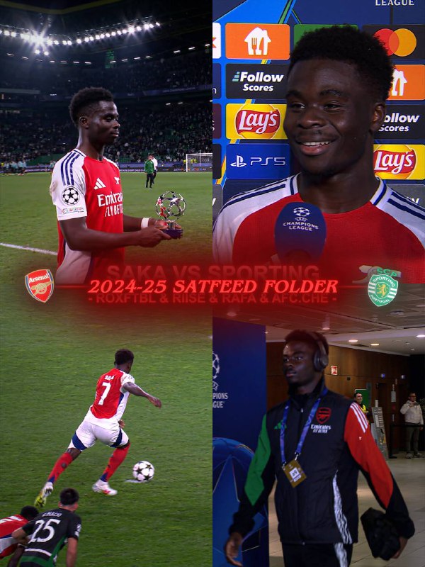 Bukayo Saka 21 min 1080i satfeed …