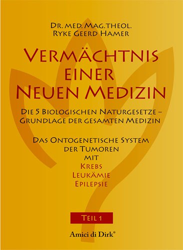 Der erste Band des Werkes "**Vermächtnis einer Neuen Medizin"** (7. Auflage, Neudruck) war für kurze Zeit vergriffen und ist jetzt …