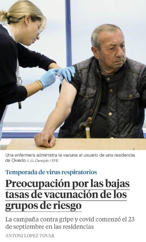 ¿Preocupación? Yo diría que es una …