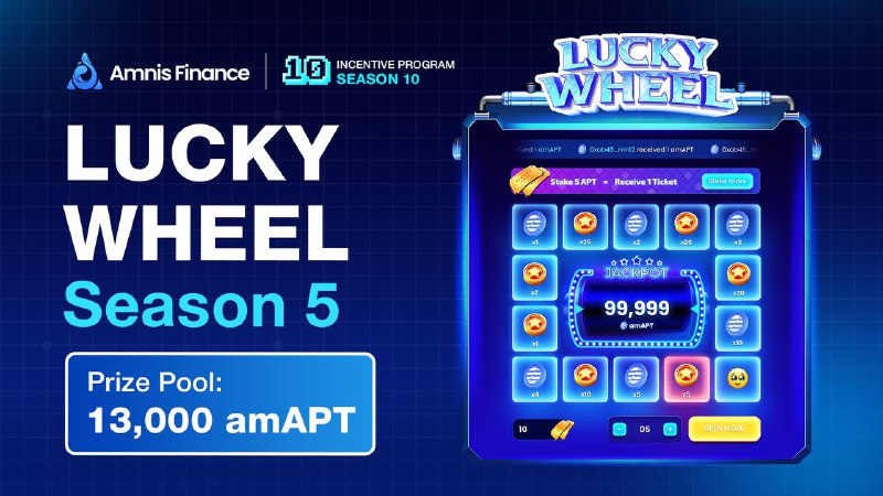 **Lucky Wheel Season 5 is LIVE!** …