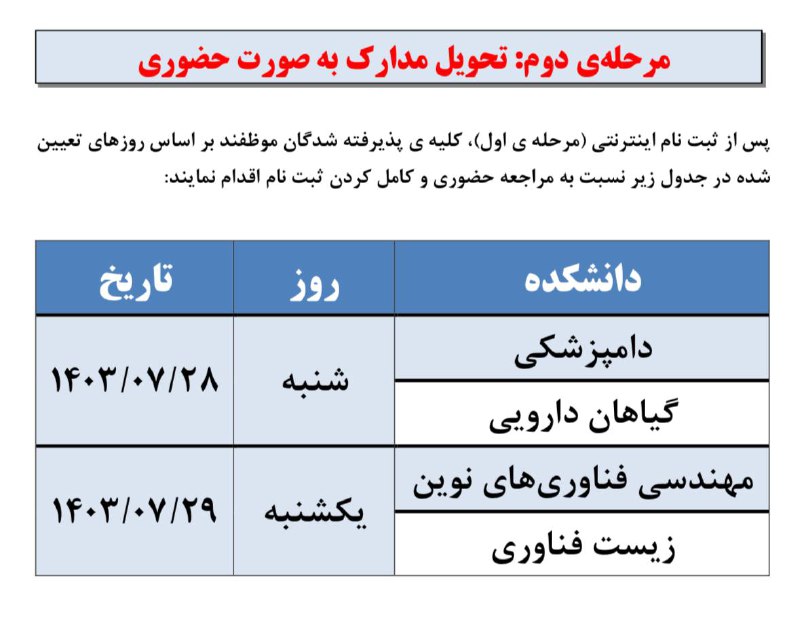 [#اطلاعیه\_دانشگاه](?q=%23%D8%A7%D8%B7%D9%84%D8%A7%D8%B9%DB%8C%D9%87_%D8%AF%D8%A7%D9%86%D8%B4%DA%AF%D8%A7%D9%87)