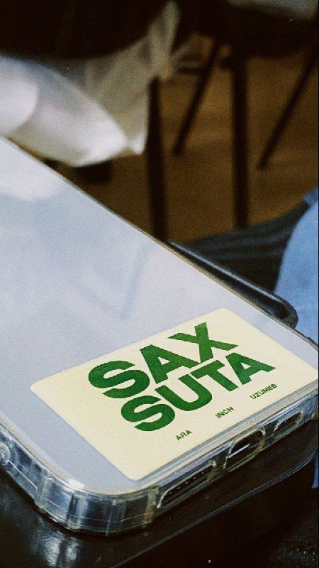 стикер «sax suta ara inch uzumes» …