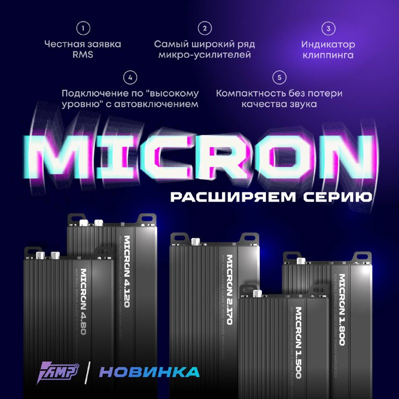 Встречайте пополнение в серии **MICRON**.