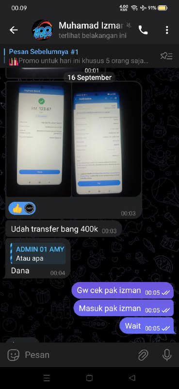 ***?***Testimoni Malam ini