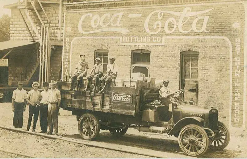 ***A Coca-Cola Delivery Truck with Local …