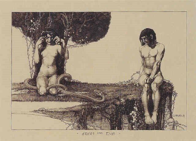 Adam and Eve, 1919