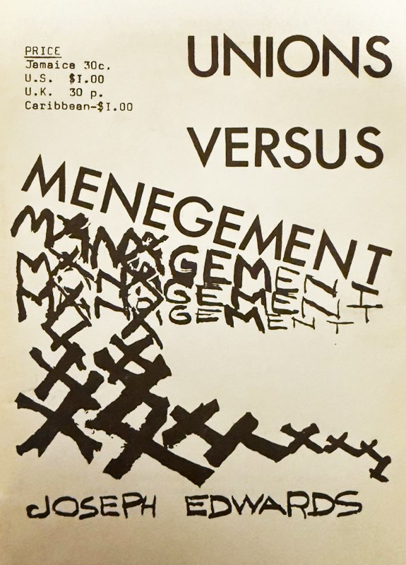 "Unions Versus Menegement" written by Joseph …