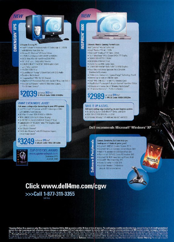 [Dell Gaming PCs, Computer Gaming World](https://archive.org/details/Computer_Gaming_World_Issue_233/page/n43/mode/2up)