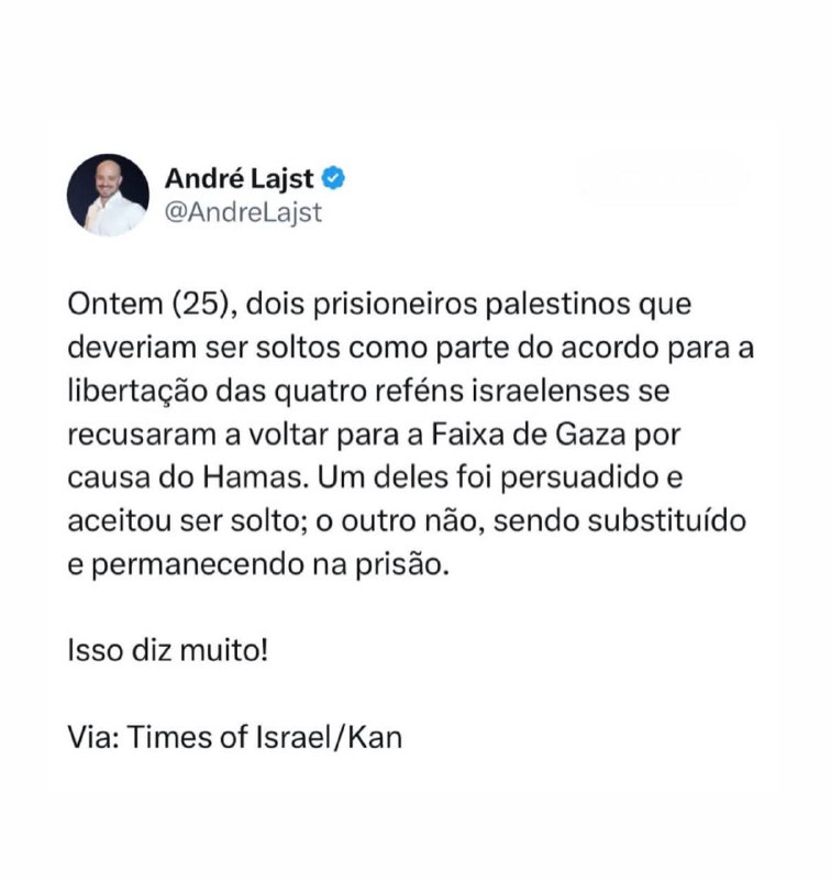 Ontem (25), dois prisioneiros palestinos que …