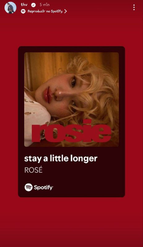 ***?***ROSÉ ရဲ့ ”Stay a little longer” …