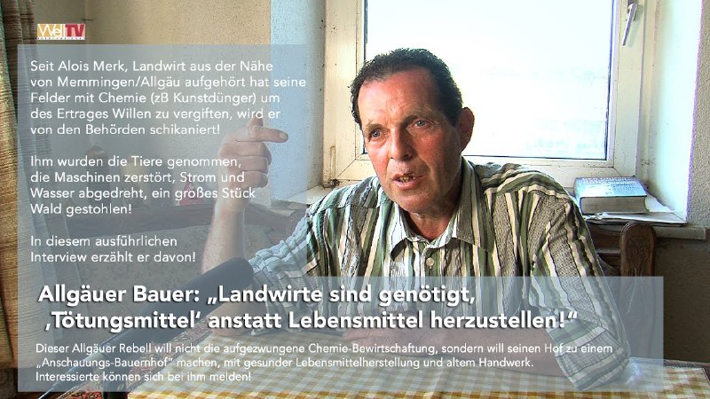 **Allgäuer Bauer: „Landwirte sind genötigt, ‚Tötungsmittel‘ …