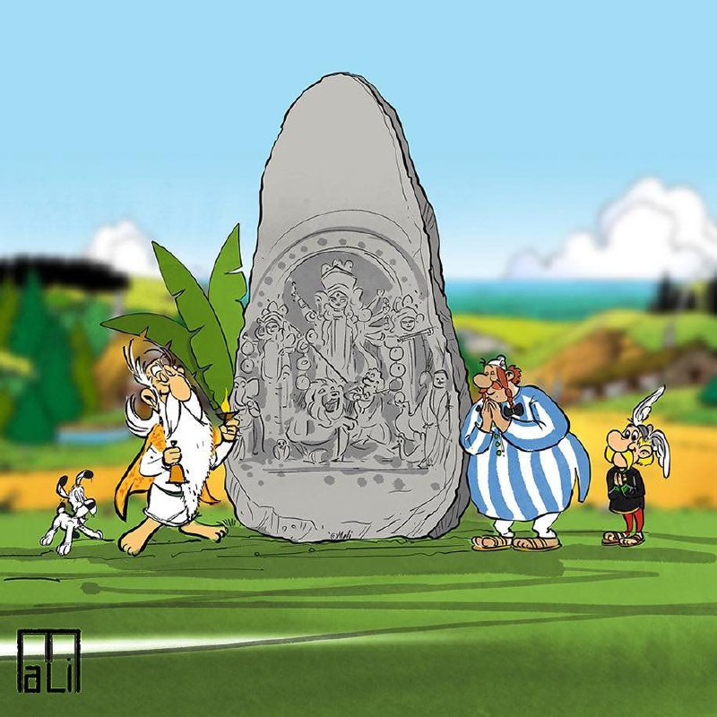 Getafix introduces Gaul to worship of …