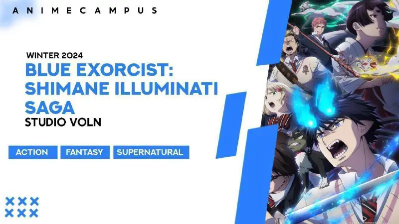 **Blue Exorcist:Shimane Illuminati Saga |** [**#Exorcist**](?q=%23Exorcist) …