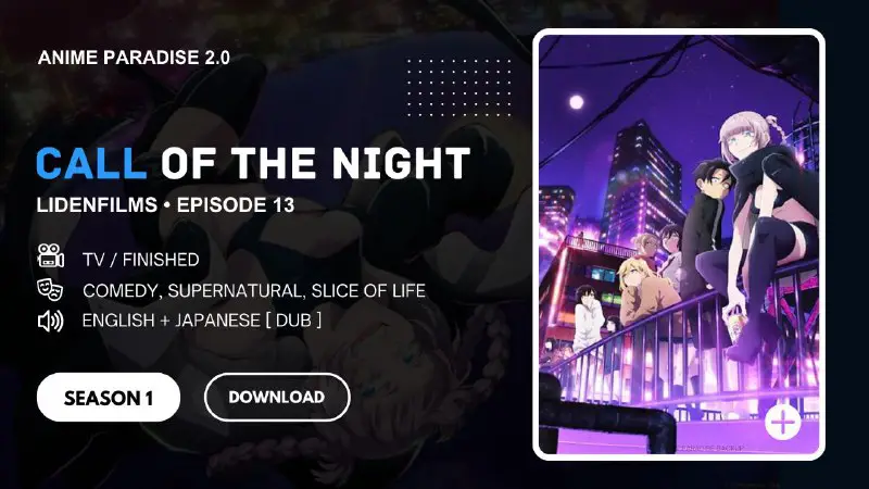 **≡ Call of the Night - …