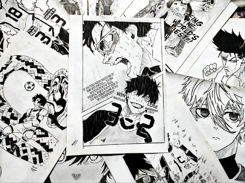 Blue Lock Manga panel