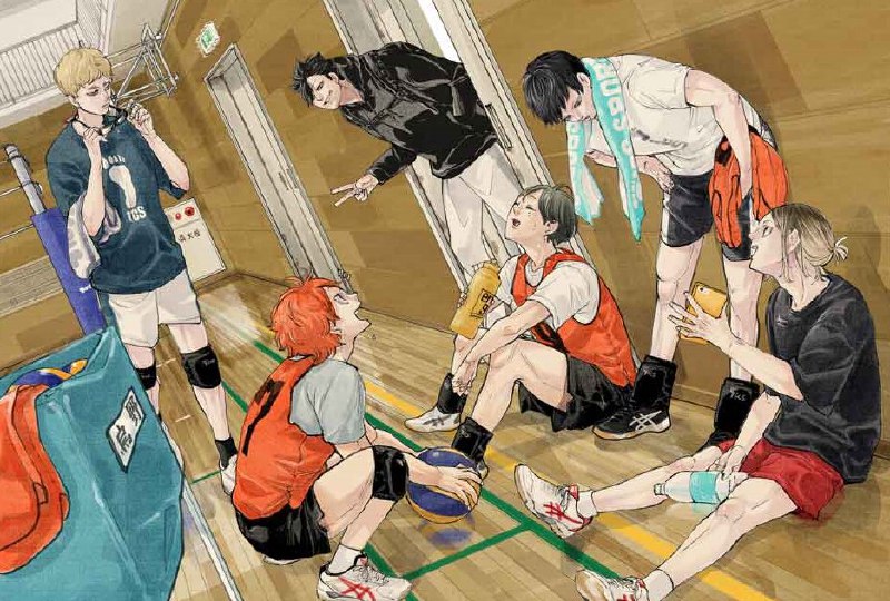 "***Haikyuu***" Illustration by Furudate-Sensei