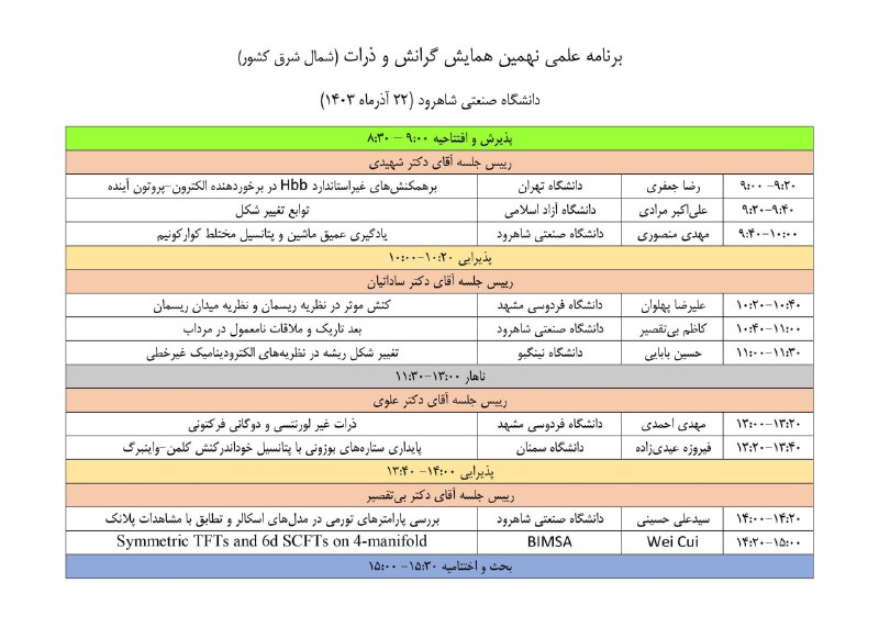 انجمن‌های علمی دانشجویی دانشگاه صنعتی شاهرود