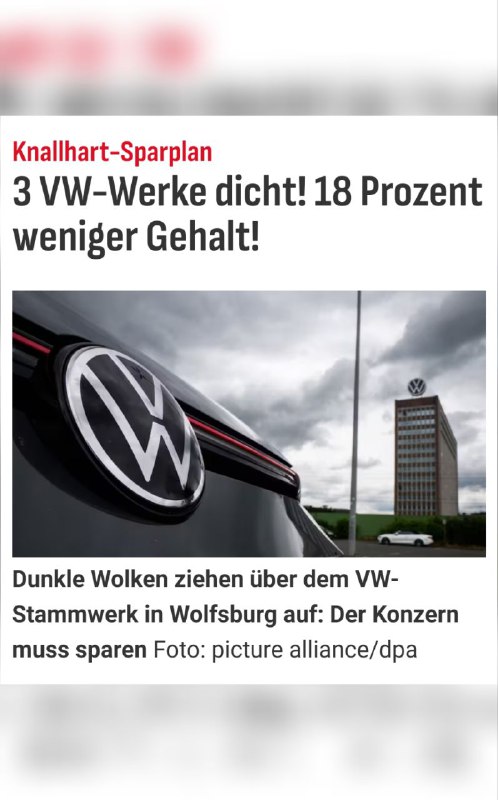 Riesen Knall bei VW - oder …