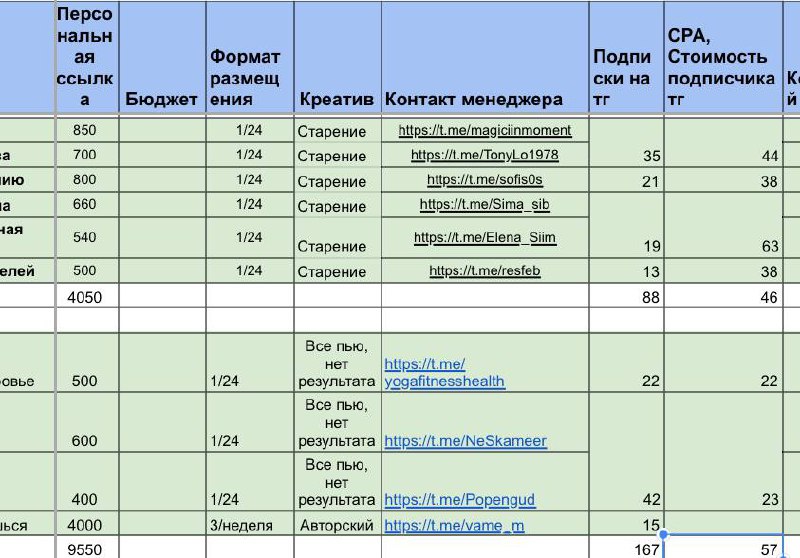 **Подписчик 57 рублей на канал нутрициолога**