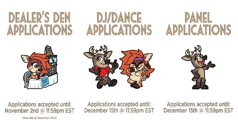 **Applications for Dealers' Den, DJs and …