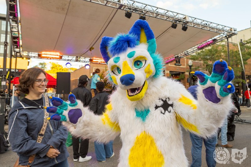 Today's [#FursuitFriday](?q=%23FursuitFriday) features Nine dancing in …