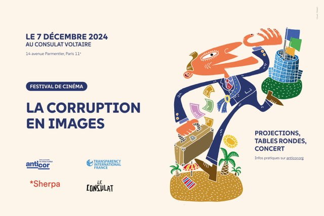 [­](https://transparency-france.org/2024/11/07/deuxieme-edition-du-festival-de-cinema-la-corruption-en-image/)**Reposte** › [@TI\_France](https://t.me/TI_France): ***🎬***SAVE THE DATE …