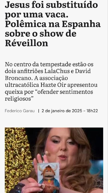 Polêmica na Espanha