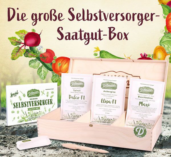 ***🍅******🥬******🫑*** **Die große Selbstversorger-Saatgut-Box**