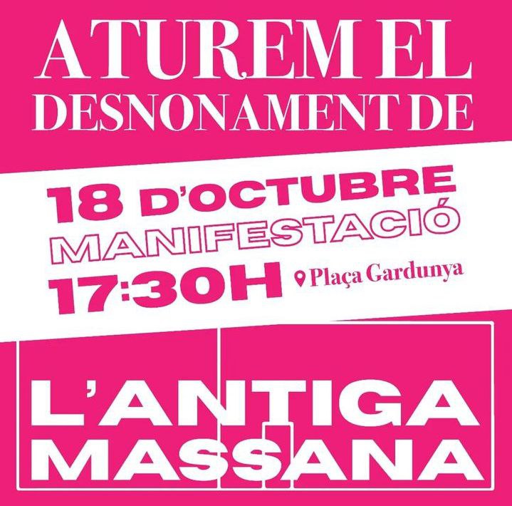 ***❗*** Manifestació en contra el desnonament …