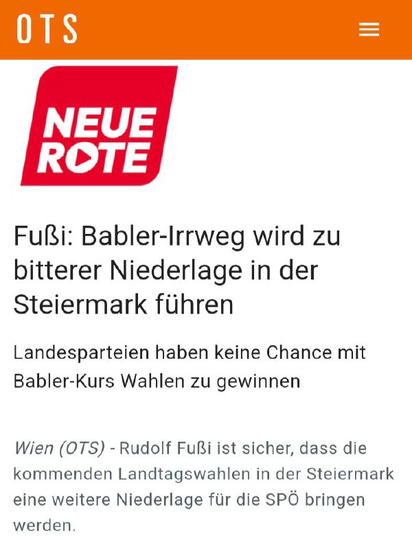 Nehammer-ÖVP und Babler-SPÖ gehen diesen Irrweg …