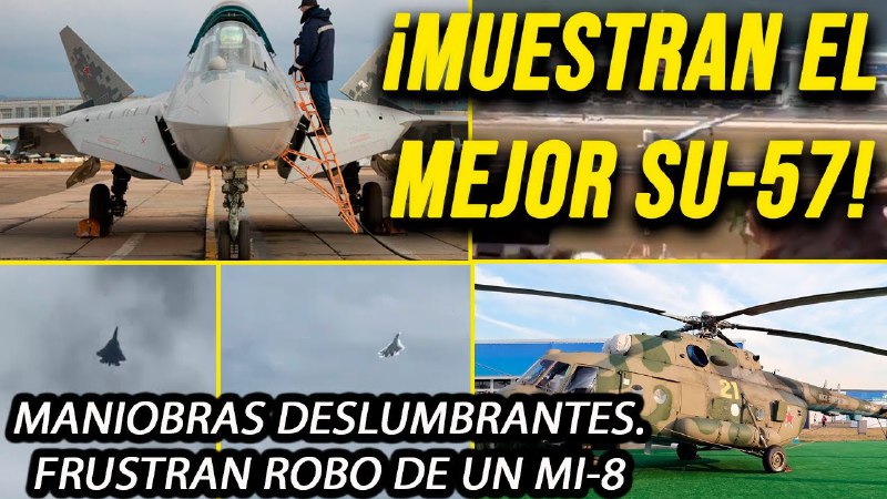 ¡Rusia muestra el mejor SU-57! Hizo …