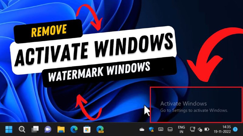 ***?*** **نحوه حذف واترمارک Activate Windows!**