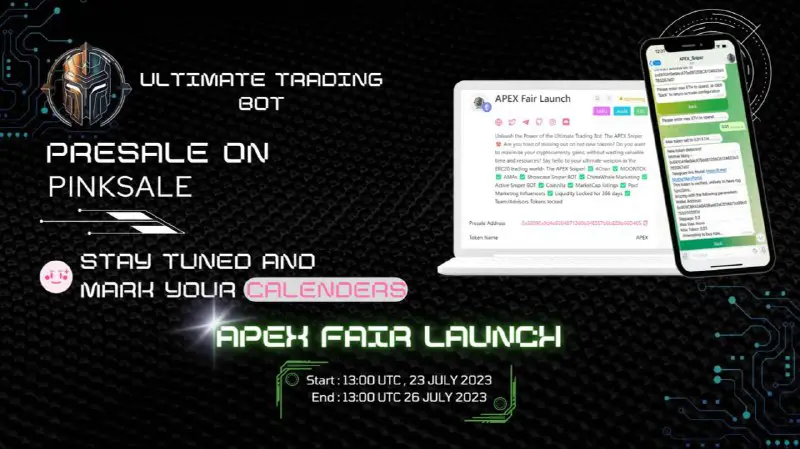 **$APEX** **is now on PINKSALE ***🎯***