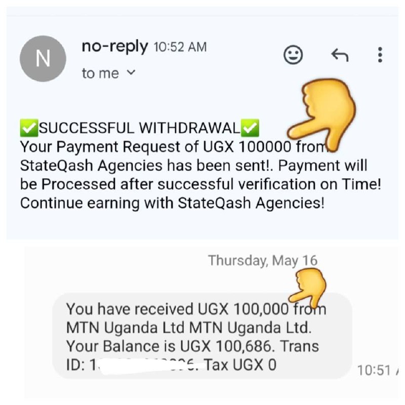 ***〽️***UGX 100,000(100k) Requested from stateqash Agencies***🔥******🔥******🔥***