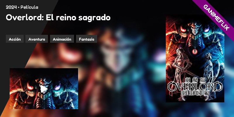 ***❤️*** Título: Overlord: El Reino Sagrado