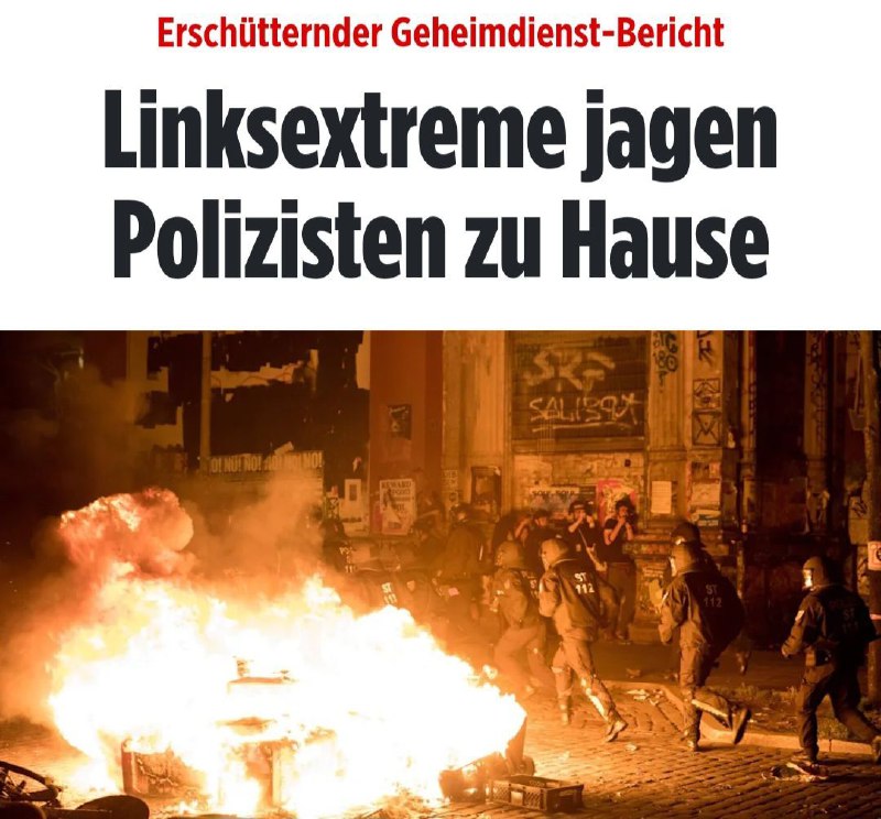 **Linksextreme jagen Polizisten zu Hause**