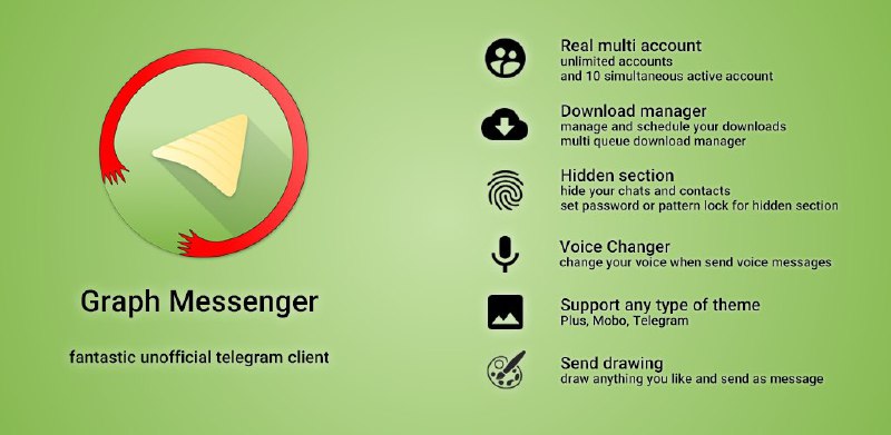 ***📱*** Telegraph (Graph Messenger) - [Premium]